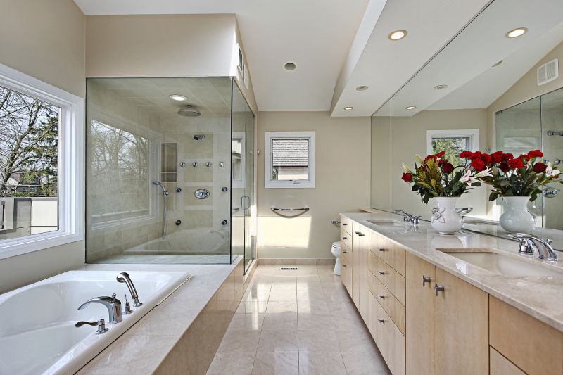 Modern Shower with Multiple Jets